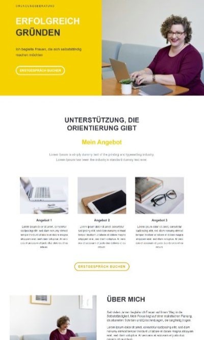 screenshot divi template3